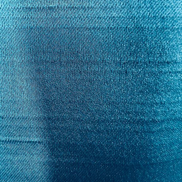 Vintage 60s Blue Sateen Maxi Dress Evening Gown Old Hollywood Glam Sz S - Picture 6 of 11